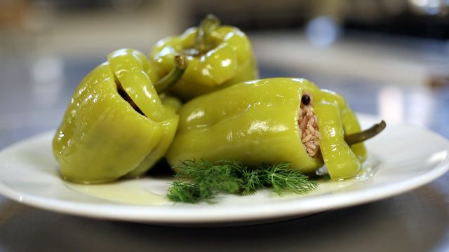 Zeytinyagli Yemek Tarifleri Zeytinyagli Biber Dolmasi Nasil Yapilir Videolu Anlatim Mynet Kadin Tv