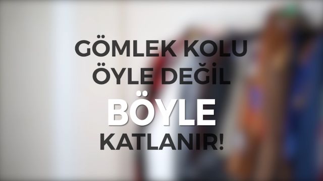 Gomlek Kolu Oyle Degil Boyle Katlanilir Videolu Anlatim Mynet Kadin Tv